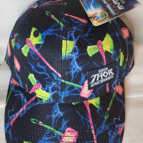 Marvel Thor Love and Thunder Cap Adjustable Snapback Hat - Picture 2 of 7